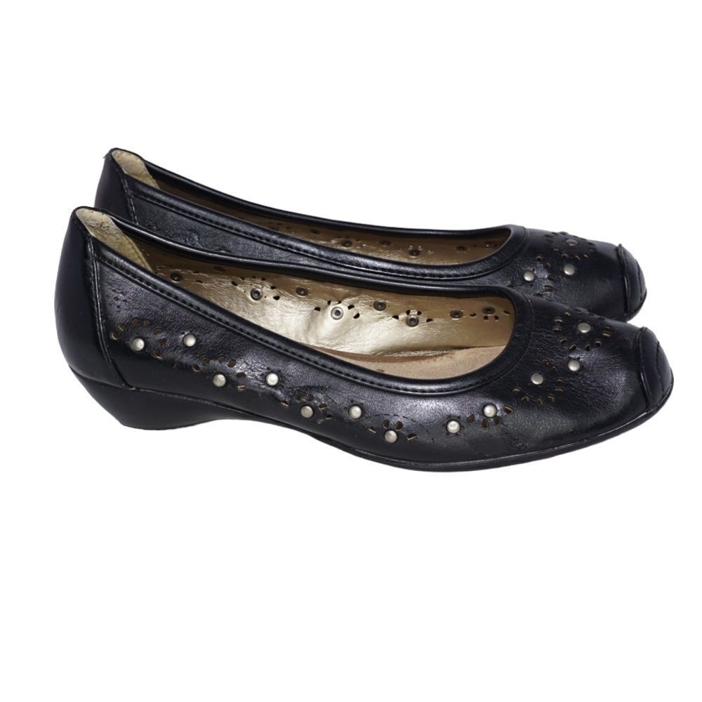 Duck Head 'Janine' Black Flats, Size 6